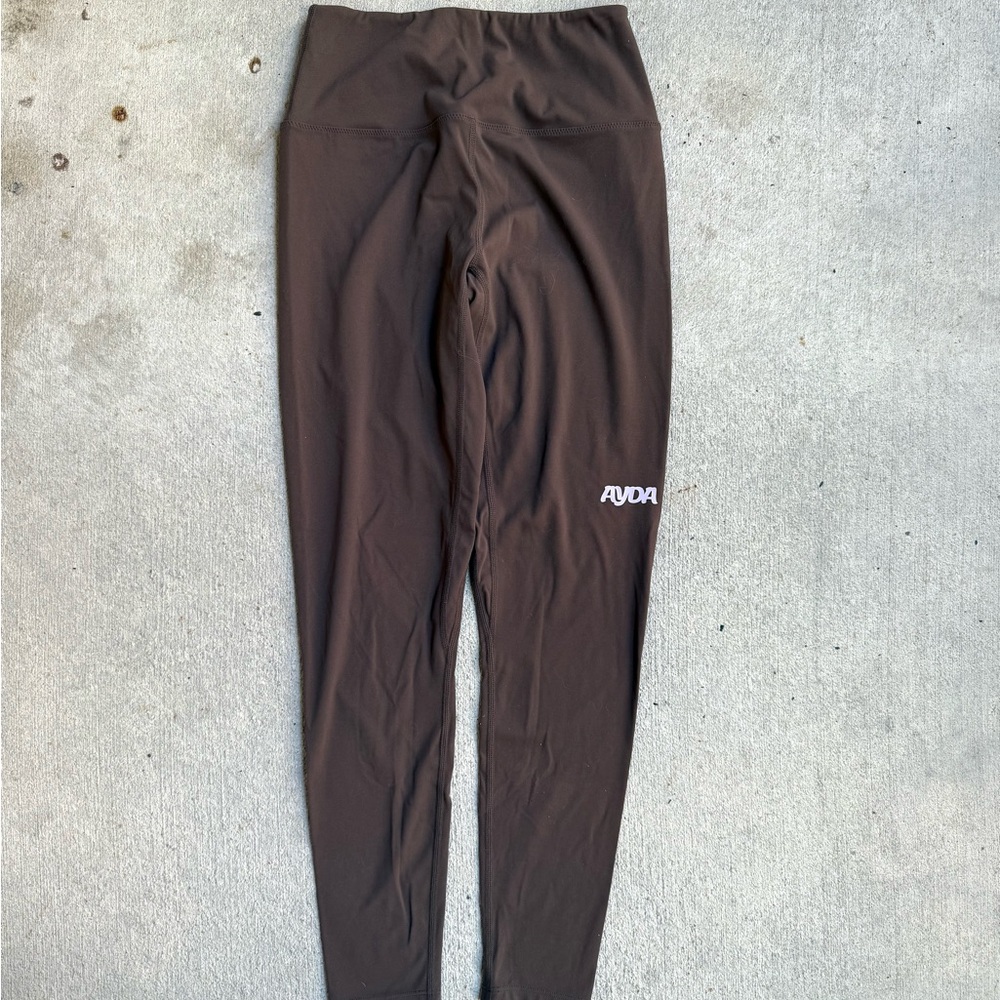 AYDA Brown Women’s Athletic Leggings Small